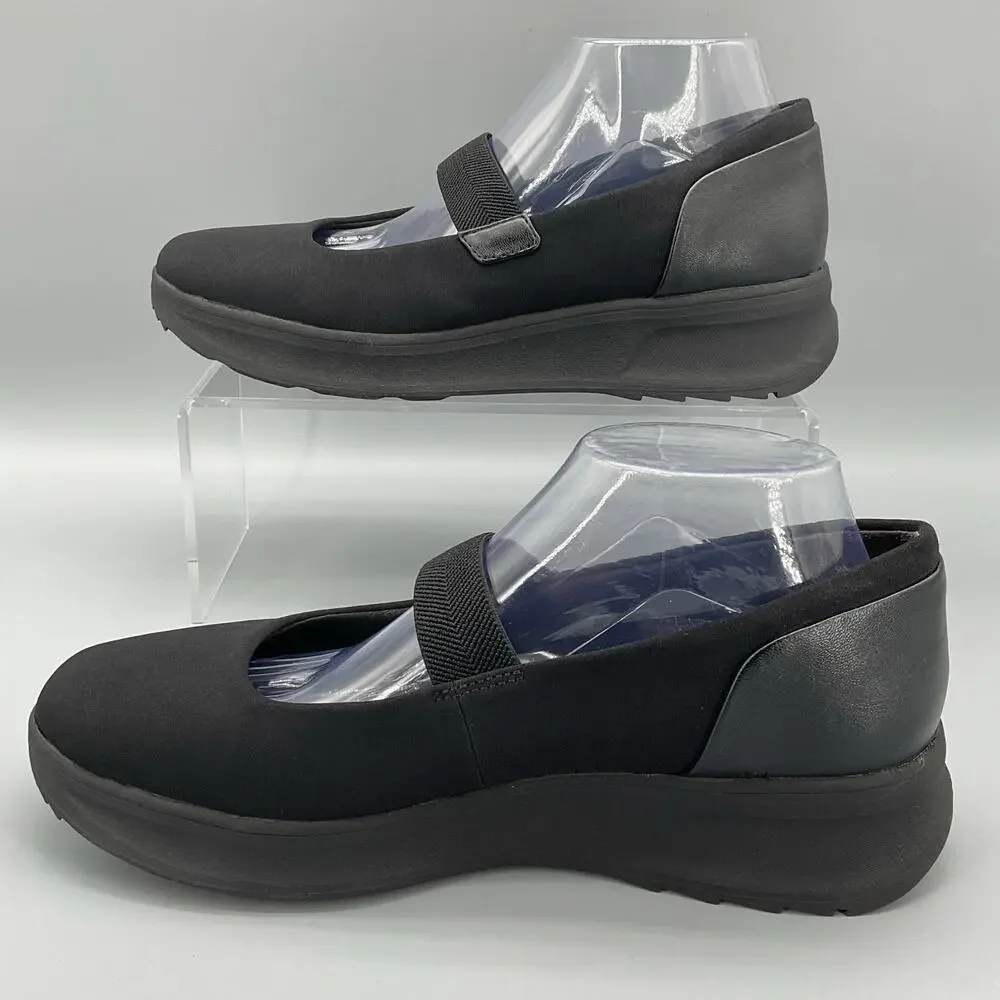 NEW Lifestride Women’s Reflection Mary Jane Shoes Black Size 9.5W